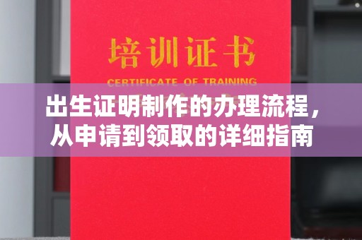 崇左出生证明制作的办理流程，从申请到领取的详细指南