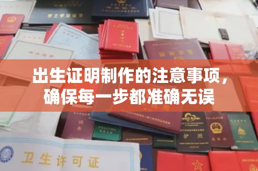 崇左出生证明制作的注意事项，确保每一步都准确无误