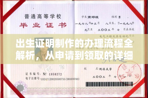崇左出生证明制作的办理流程全解析，从申请到领取的详细指南