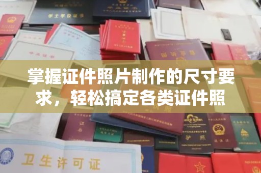 崇左掌握证件照片制作的尺寸要求，轻松搞定各类证件照